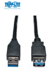 CABLE DE EXTENSIÃ³N USB 3.0 SUPERSPEED - USB-A A USB-A, M/H, NEGRO, 91 CM 3 PIES