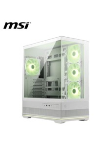 CASE MSI MAG PANO 110R PZ WHITE, MINI-ITX, MICRO-ATX, ATX, MID TOWERPUERTOS: 2 X