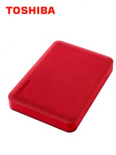 DISCO DURO EXTERNO TOSHIBA PORTÃ¡TIL CANVIO ADVANCE, 2 TB, USB 3.0 / 2.0, COLOR: ROJO