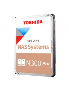 DISCO DURO TOSHIBA NAS N300 PRO, 8TB SATA 6.0GB/S, 7200RPM, 512MB CACHE, 3.5.