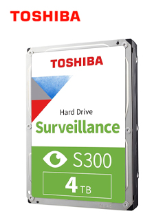 DISCO DURO TOSHIBA SURVEILLANCE S300, 4TB SATA 6.0GB/S, 5400RPM, 256MB CACHE, 3.5.