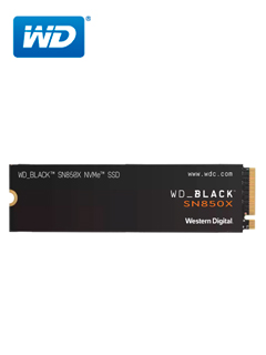 UNIDAD EN ESTADO SOLIDO WESTERN DIGITAL BLACK SN850X NVME 1TB, M.2 2280, PCIE GEN 4.0