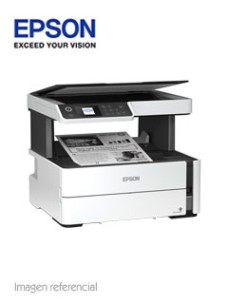 MULTIFUNCIONAL DE TINTA EPSON ECOTANK ET-M2170, IMPRIME/ESCANEA/COPIA, USB/LAN/WIFI.