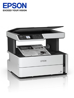 MULTIFUNCIONAL DE TINTA EPSON ECOTANK ET-M2170, IMPRIME/ESCANEA/COPIA, USB/LAN/WIFI.