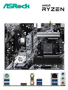 MOTHERBOARD ASROCK B550 PHANTOM GAMING 4/AC, CHIPSET AMD B550, SOCKET AMD AM4, ATX