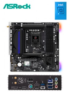MOTHERBOARD ASROCK B760M PG RIPTIDE WIFI, CHIPSETINTEL B760, LGA1700, MATXSOPORT