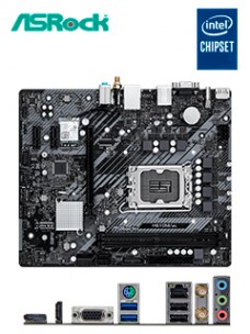 MOTHERBOARD ASROCK H610M/AC, CHIPSET INTEL H610, LGA1700, MATXSOPORTA PROCESADOR