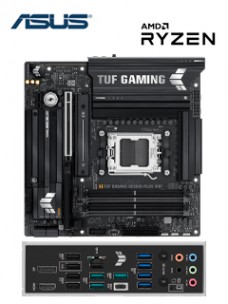 MOTHERBOARD ASUS TUF GAMING B850M-PLUS WIFI, CHIPSET AMD B850, SOCKET AMD AM5, MATX