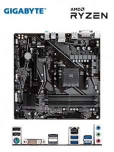 MOTHERBOARD GIGABYTE A520M DS3H (REV. 1.0), AM4, DDR4, HDMI, DP, HD AUDIO.SOPORT MOTHERBOARD GIGABYTE A520M DS3H (REV. 1.0), AM4, DDR4, HDMI, DP, HD AUDIO.SOPORT