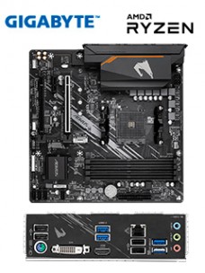 MOTHERBOARD GIGABYTE B550M AORUS ELITE (REV. 1.0), CHIPSET AMD B550, SOCKET AMD AM4, 