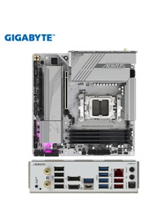 MOTHERBOARD GIGABYTE B650M AORUS ELITE AX ICE, CHIPSET AMD B650, SOCKET AMD AM5, MATX