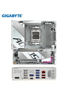 MOTHERBOARD GIGABYTE B850M AORUS ELITE WIFI6E ICE, CHIPSET AMD B850, SOCKET AMD AM5, 