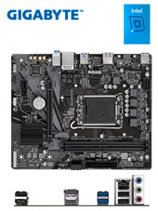 MOTHERBOARD GIGABYTE H610M K V2, CHIPSET INTEL H610, LGA1700, MICRO ATXSOPORTA P