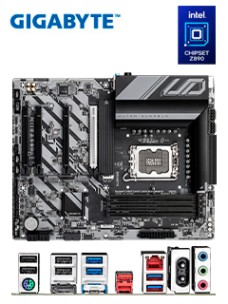 MOTHERBOARD GIGABYTE Z890 UD WIFI6E, CHIPSET INTEL Z890, LGA 1851, DP, ATXSOPORT