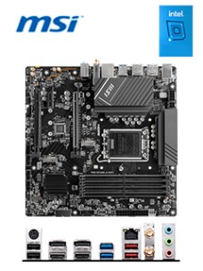 MOTHERBOARD MSI PRO B760M-A WIFI, CHIPSET INTEL B760, LGA1700, HDMI X2, DP X2, MATX
