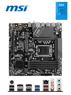 MOTHERBOARD MSI PRO B760M-A WIFI, CHIPSET INTEL B760, LGA1700, HDMI X2, DP X2, MATX MOTHERBOARD MSI PRO B760M-A WIFI, CHIPSET INTEL B760, LGA1700, HDMI X2, DP X2, MATX