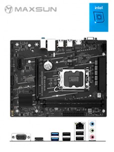 MOTHERBOARD MAXSUN CHALLENGER H610M-D, CHIPSET INTEL H610, LGA1700, MATXSOPORTA 