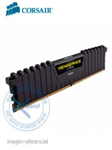 MEMORIA CORSAIR VENGEANCE LPX, 8GB, DDR4, 2666 MHZ, PC4-21300, CL-16, 1.2VSOPORT
