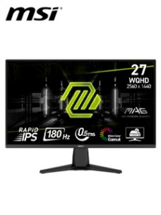 MONITOR PLANO GAMING MSI MAG-275QF, 27 WQHD RAPID IPS, 180 HZ, 0.5 MS, HDMI, DP