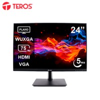 MONITOR PLANO TEROS TE-2419CS 24 WUXGA IPS 75HZ 5MS HDMI VGA NEGRODISFRUTA DE I