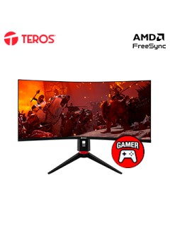 MONITOR CURVO GAMING TEROS TE-3412G 34 UWQHD VA 180HZ 1MS HDMI DP AUDIO OUT NEGRO