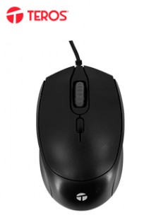 MOUSE Ã³PTICO TEROS TE-1222S, 800-1200-1600 DPI, USB, 4 BOTONESDESCUBRE PRECISIÃ³N