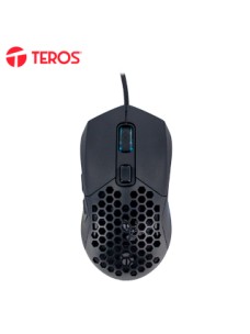 MOUSE GAMER TEROS TE-1232G, DPI HASTA 7200, RGB, 7 BOTONES, Ã³PTICO, NEGRODESCUBR