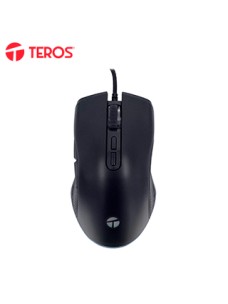MOUSE GAMER TEROS TE-1233G, DPI HASTA 7200, RGB,7BOTONES, USB, NEGRODOMINA TUS P