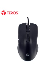 MOUSE GAMER TEROS TE-1233G, DPI HASTA 7200, RGB,7BOTONES, USB, NEGRODOMINA TUS P