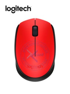 MOUSE Ã³PTICO INALÃ¡MBRICO LOGITECH M170, AMBIDIESTRO, RECEPTOR USB, 2.4 GHZ, ROJO.