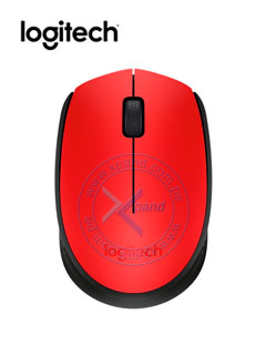 MOUSE Ã³PTICO INALÃ¡MBRICO LOGITECH M170, AMBIDIESTRO, RECEPTOR USB, 2.4 GHZ, ROJO.
