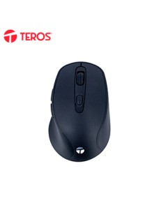 MOUSE INALÃ¡MBRICO TEROS TE-1228S, NEGRO, 6 BOTONES, RECEPTOR USBESCUBRE EL MOUSE