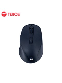 MOUSE INALÃ¡MBRICO TEROS TE-1228S, NEGRO, 6 BOTONES, RECEPTOR USBESCUBRE EL MOUSE