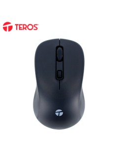 MOUSE INALÃ¡MBRICO TEROS TE-1231S, 2.4GHZ, BT 5.0,4 BOTONES, USB, NEGRODISFRUTA D