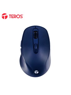 MOUSE INALÃ¡MBRICO TEROS TE-1235S, 2.4GHZ, 6 BOTONES, USB, AZULEL MOUSE INALÃ¡MBRI