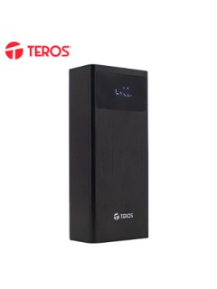 POWERBANK TEROS TE-7059N, 30000MAH, USB-A, USB-C,NEGROMANTÃ©N TUS DISPOSITIVOS SI