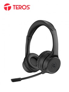 AUDÍFONO INALÁMBRICO TEROS TE-8035N (HEADSET), NEGROLOS AURICULARES INALÁMBRICOS