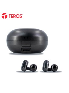 AUDÃ­FONOS TEROS TE-8079N, BLUETOOTH, TWS, NEGRODESCUBRE LOS AUDÃ­FONOS INALÃ¡MBRIC