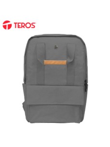 BACKPACK TEROS CITY II GREY TE-9028GR, PARA NOTEBOOKS DE HASTA 15.6NUEVA MOCHIL