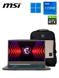 NOTEBOOK MSI THIN 15 B13VE, 15.6 FHD IPS CORE I7-13620H HASTA 4.9GHZ, 16GB DDR4-3200