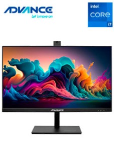 ALL-IN-ONE ADVANCE AIO AO8560, 23.8 IPS, INTEL I5-12400 2.50GHZ, 8GB DDR5, SSD 500GB