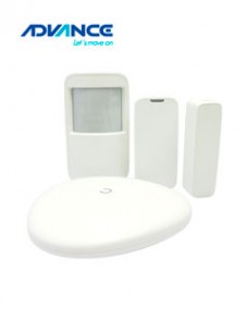 KIT DE ALARMA DE SEGURIDAD ADVANCE ART-ARC2000B-03, WIFI, DETECTOR, CONTROL REMOTO.