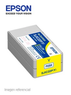 CARTUCHO DE TINTA EPSON COLOR AMARILLO PARA IMPRESORAS EPSON TM-C3500.