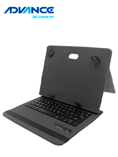 ESTUCHE ADVANCE CON TECLADO BLUETOOTH PARA 10.1,GRIS COMPATIBLE SP5733 SP5737 SP5738