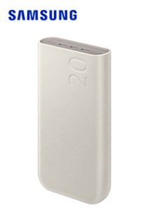 BATTERY PACK (BATERIA PORTÃ¡TIL) SAMSUNG DE 20,000MAH, COLOR BEIGEEL PAQUETE DE B