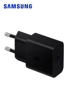 ADAPTADOR DE CORRIENTE SAMSUNG TRAVEL, HASTA 25W,INTERFAZ USB-C, COLOR NEGRODISF