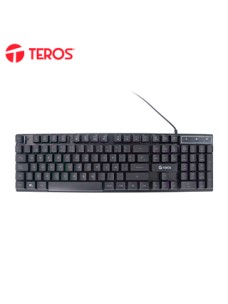 TECLADO GAMER TEROS TE-4072G, RGB, USB, NEGRODESCUBRE EL TECLADO GAMER TEROS TE-