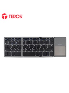 TECLADO INALáMBRICO PLEGABLE TEROS TE-4075S, BT 3.0, GRISLLEVA LA PRODUCTIVIDAD TECLADO INALáMBRICO PLEGABLE TEROS TE-4075S, BT 3.0, GRISLLEVA LA PRODUCTIVIDAD