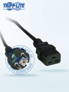 CABLE DE ALIMENTACIÃ³N TRIPPLITE P050-008 (IEC-320-C19 A CEE 7/7 SCHUKO), LONGITUD 2.4