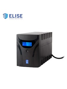 UPS INTERACTIVO ELISE FASE, AUR-2200-LCD-USB, 2200VA / 1200W, PUERTO INTELIGENTE USB-